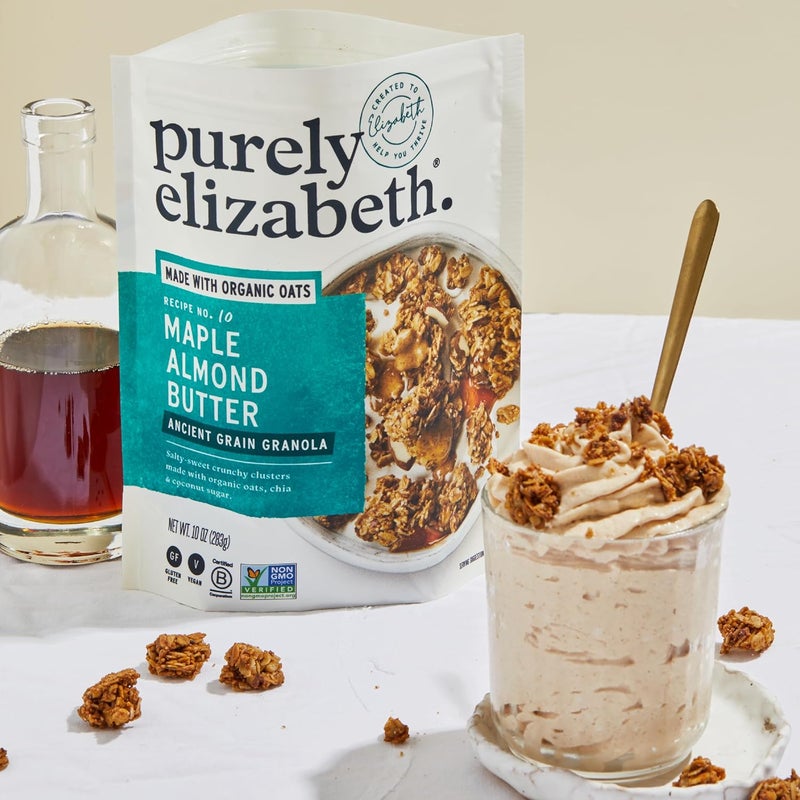 Purely Elizabeth Maple Almond Butter Ancient Grain Granola - Image 5